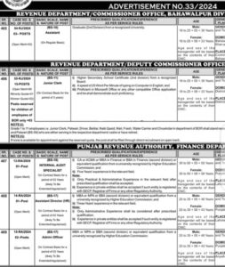 Revenue Department Jobs
